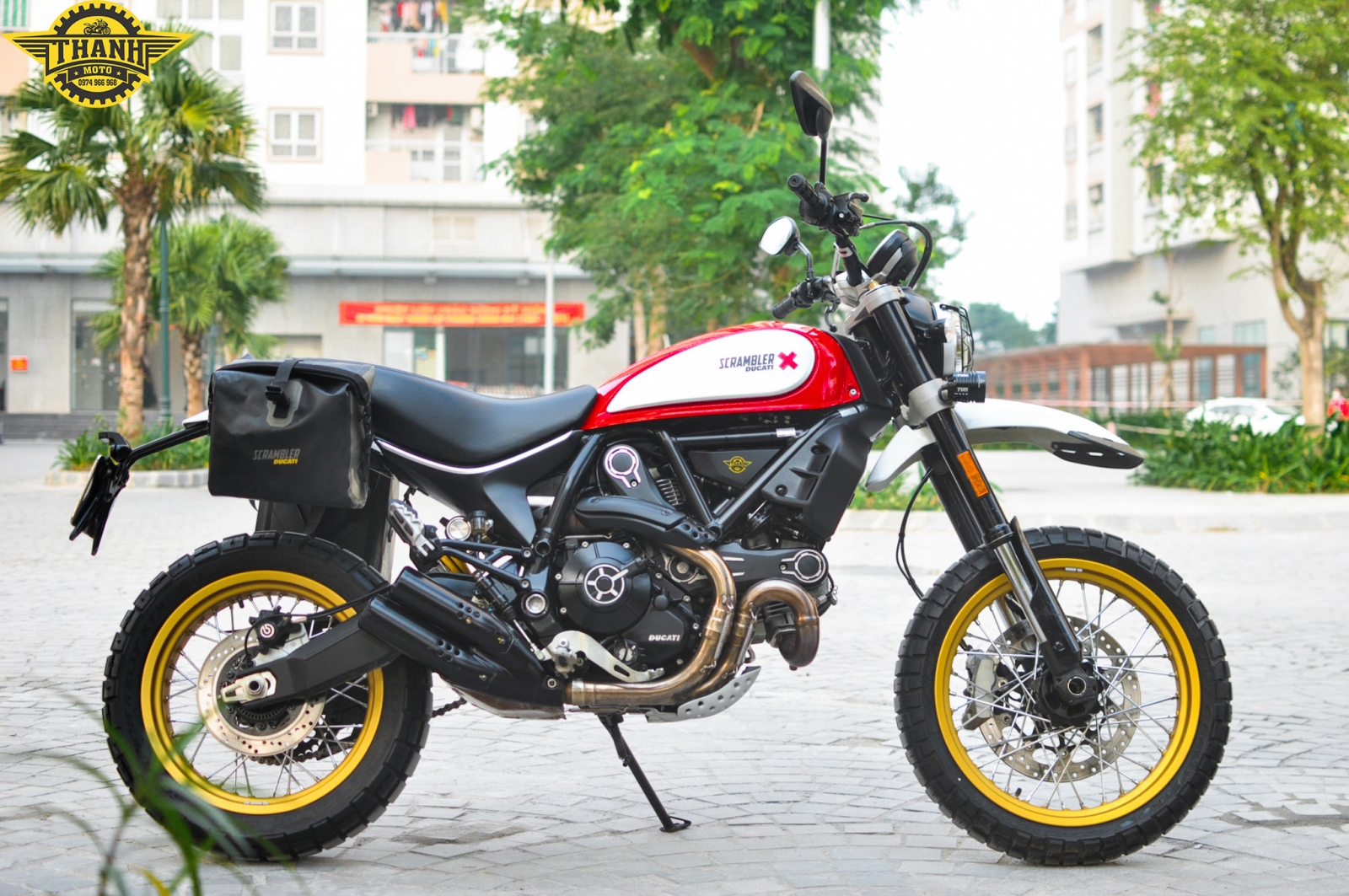 Ducati scambler desert sled